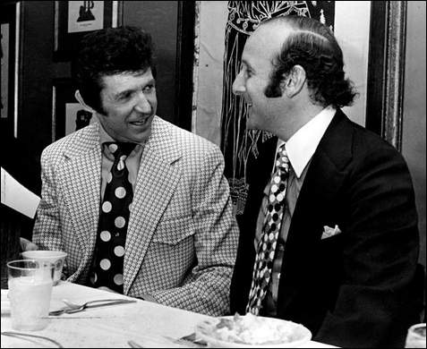 Sonny enjoys some time with CBS Records executive Clive Davis.