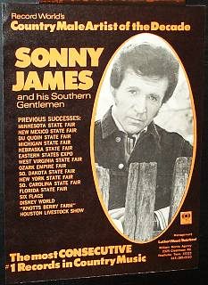 Record World magazine names Sonny James their Country Music Artist of the Decade.