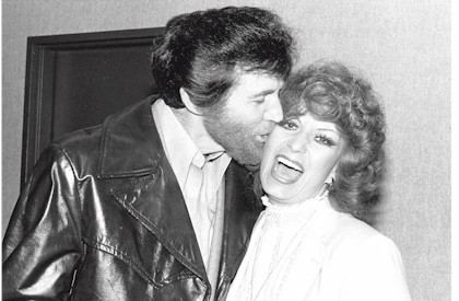 Clowning it up with good friend Dottie West.