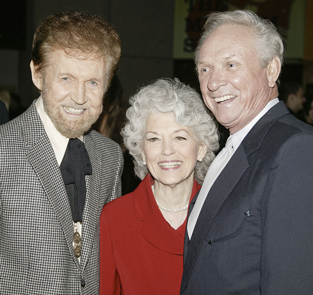 Sonny and Doris with Mel Tillis at the 2007 Medallion Ceremony at the Country Music Hall