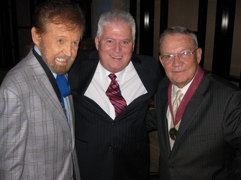 Sonny with David McCormick and Bud Wendell following the Induction of Jean Shepard into the Hall